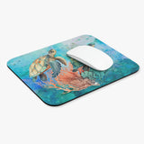 Sea Turtles - v3 - Watercolor - Mouse Pad (Rectangle)