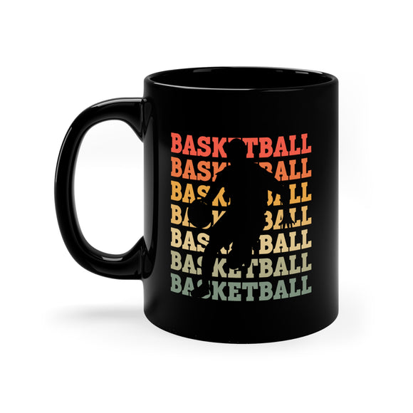 Basketball - 11oz Black Mug