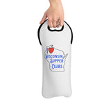 I Love Wisconsin Supper Clubs - Wine Tote Bag