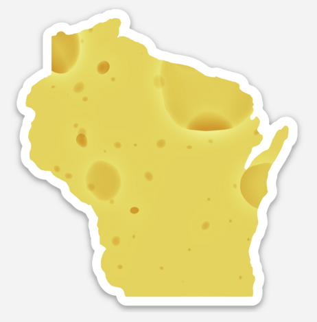Wisconsin Cheese - Vinyl Sticker
