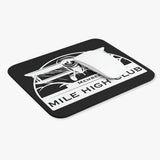 Mile High Club - Biplane - White - Mouse Pad (Rectangle)