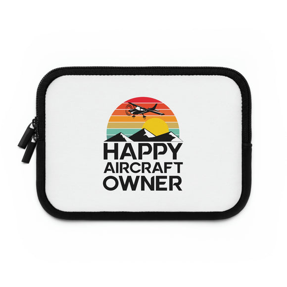 Happy Aircraft Owner - Retro - Laptop Sleeve - 7