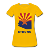 Arizona "STRONG" - Women’s Premium T-Shirt - sun yellow