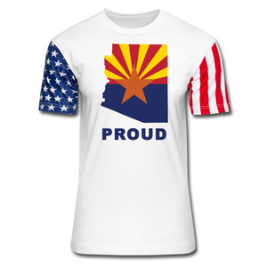 Arizona "PROUD" - Stars & Stripes T-Shirt - white