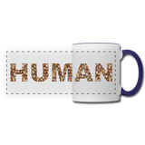 Human - People - Panoramic Mug - white/cobalt blue