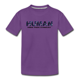 Human - Stardust - Toddler Premium T-Shirt - purple