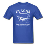 Cessna Adventure - White - Unisex Classic T-Shirt - royal blue