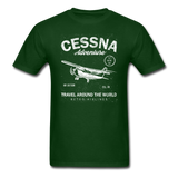 Cessna Adventure - White - Unisex Classic T-Shirt - forest green