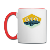 Vintage Cars - GTO - Contrast Coffee Mug - white/red