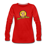 Best Dog Mom - Women's Premium Long Sleeve T-Shirt - red