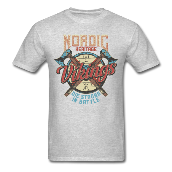 Nordic Heritage - Vikings - Unisex Classic T-Shirt - heather gray
