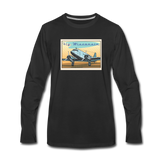 Fly Wisconsin - Men's Premium Long Sleeve T-Shirt - black