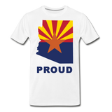 Arizona "PROUD" - Men's Premium T-Shirt - white