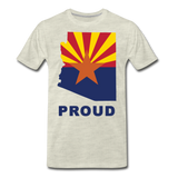 Arizona "PROUD" - Men's Premium T-Shirt - heather oatmeal