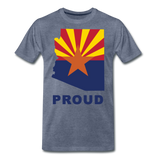 Arizona "PROUD" - Men's Premium T-Shirt - heather blue