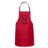 Lovely Chef - Adjustable Apron - red