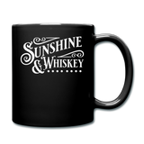 Sunshine And Whiskey - White - Full Color Mug - black