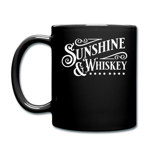 Sunshine And Whiskey - White - Full Color Mug - black