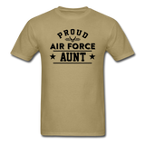 Proud Air Force - Aunt - Unisex Classic T-Shirt - khaki