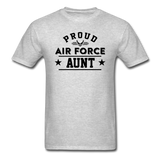 Proud Air Force - Aunt - Unisex Classic T-Shirt - heather gray