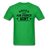 Proud Air Force - Aunt - Unisex Classic T-Shirt - bright green