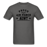 Proud Air Force - Aunt - Unisex Classic T-Shirt - charcoal