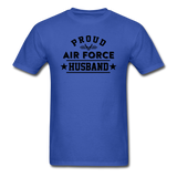 Proud Air Force - Husband - Unisex Classic T-Shirt - royal blue