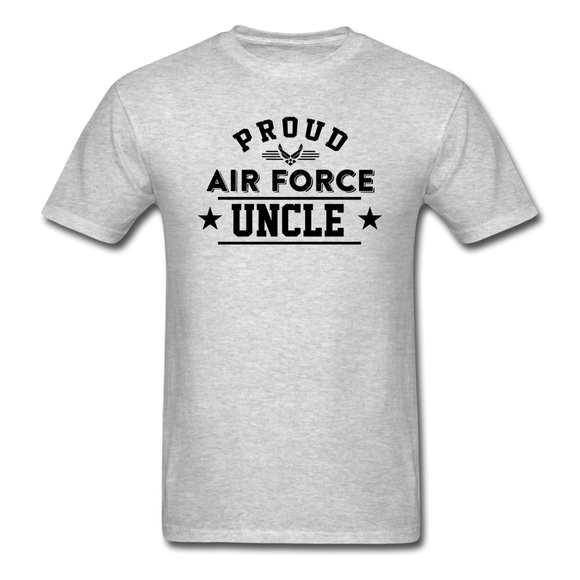 Proud Air Force - Uncle - Unisex Classic T-Shirt - heather gray