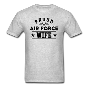 Proud Air Force - Wife - Unisex Classic T-Shirt - heather gray