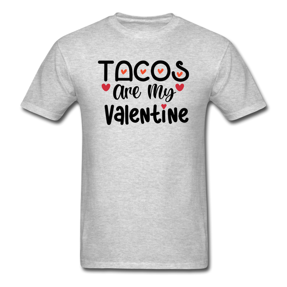 Tacos Are My Valentine v1 - Unisex Classic T-Shirt - heather gray