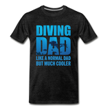 Diving Dad - Cooler - Men's Premium T-Shirt - charcoal gray
