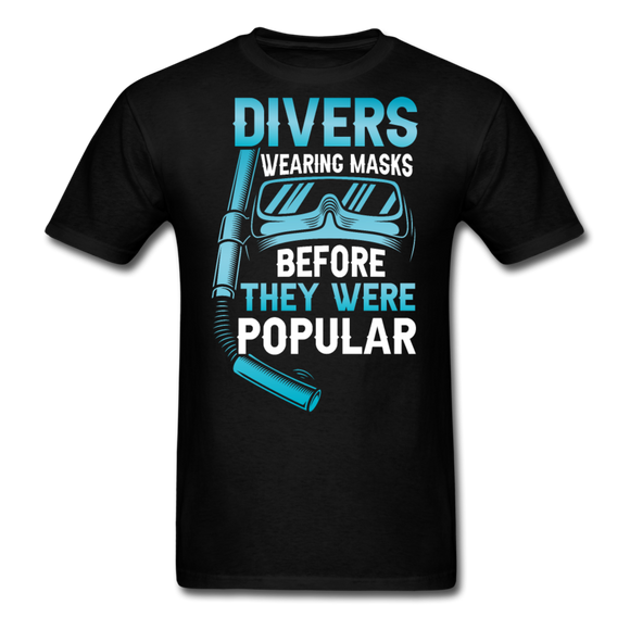 Divers Wearing Masks - Unisex Classic T-Shirt - black