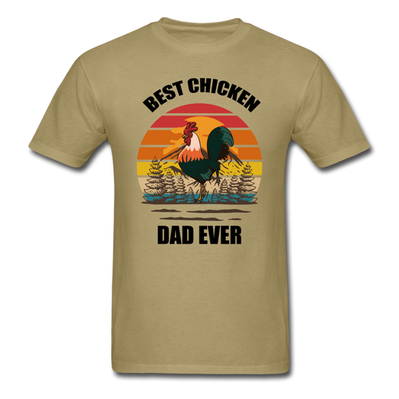 Best Chicken Dad Ever - Unisex Classic T-Shirt - khaki