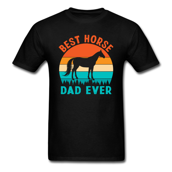 Best Horse Dad Ever - Unisex Classic T-Shirt - black
