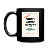 Wisconsin Friday Night Fish Fry - Full Color Mug - black