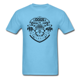 Dogs Also Can Feel The Music - Black - Unisex Classic T-Shirt - aquatic blue