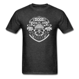 Dogs Also Can Feel The Music - White - Unisex Classic T-Shirt - heather black