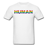 Humman - Rainbow - Unisex Classic T-Shirt - white