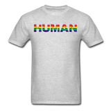 Humman - Rainbow - Unisex Classic T-Shirt - heather gray