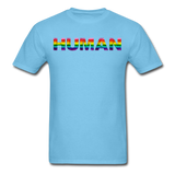 Humman - Rainbow - Unisex Classic T-Shirt - aquatic blue
