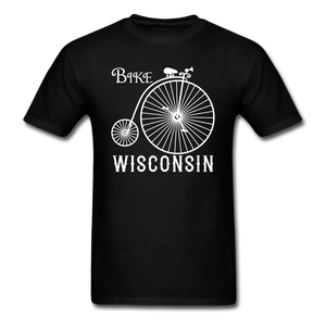 Bike Wisconsin - Vintage - White - Unisex Classic T-Shirt - black