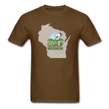 Golf Wisconsin - Tee - Unisex Classic T-Shirt - brown