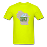 Golf Wisconsin - Tee - Unisex Classic T-Shirt - safety green