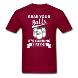 Grab Your Balls - Unisex Classic T-Shirt - burgundy