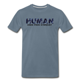 Human - Stardust - Men's Premium T-Shirt - steel blue