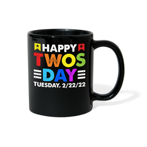 Happy Twos Day - Full Color Mug - black