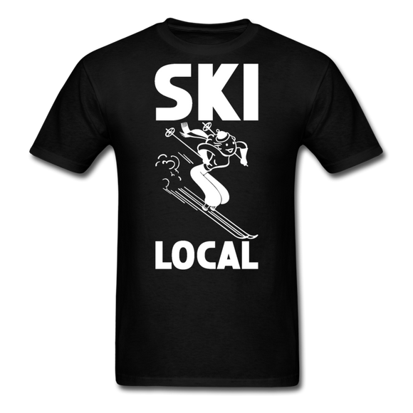 Ski Local - White - Unisex Classic T-Shirt - black