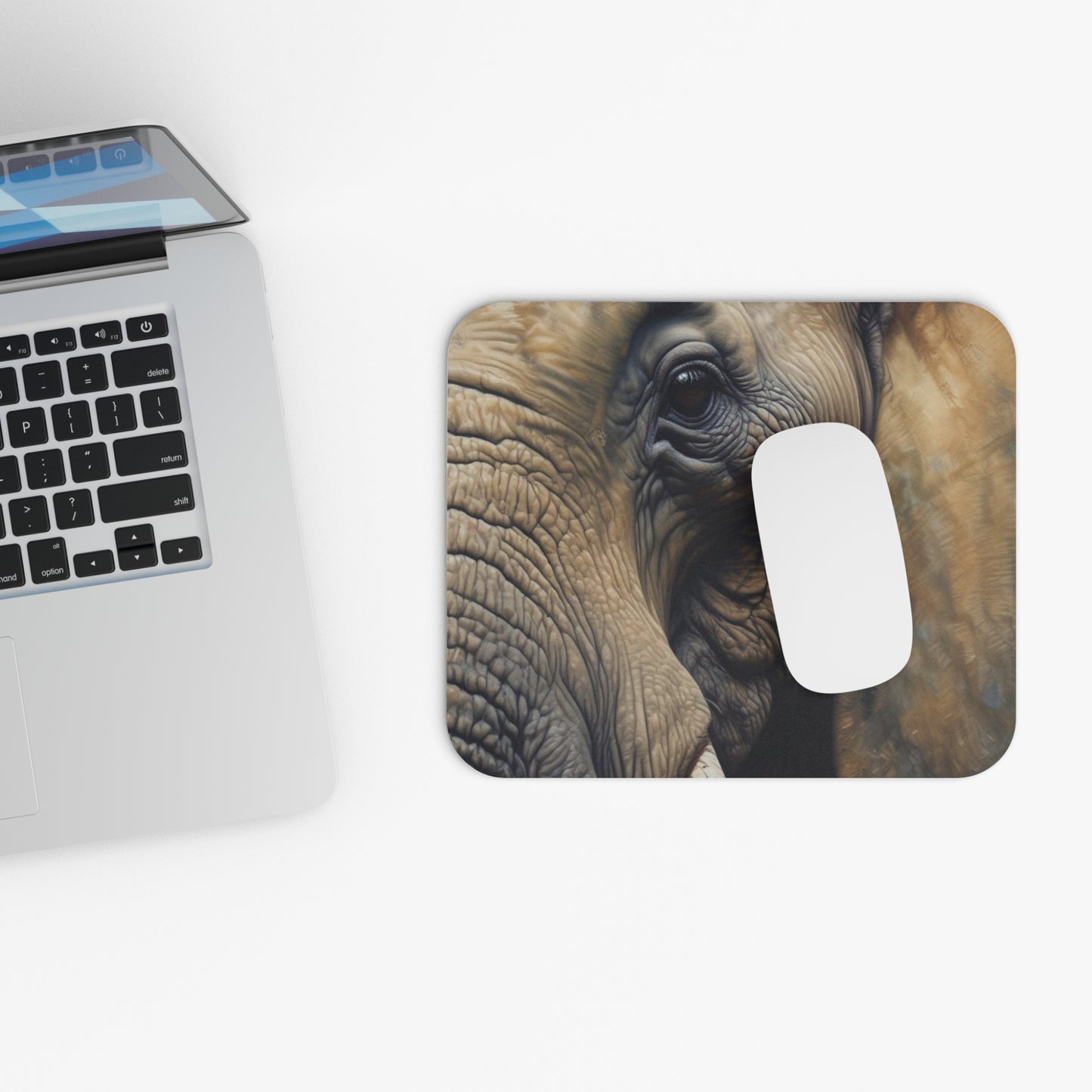 Elephants - Elephant Eye View - Mouse Pad (Rectangle)