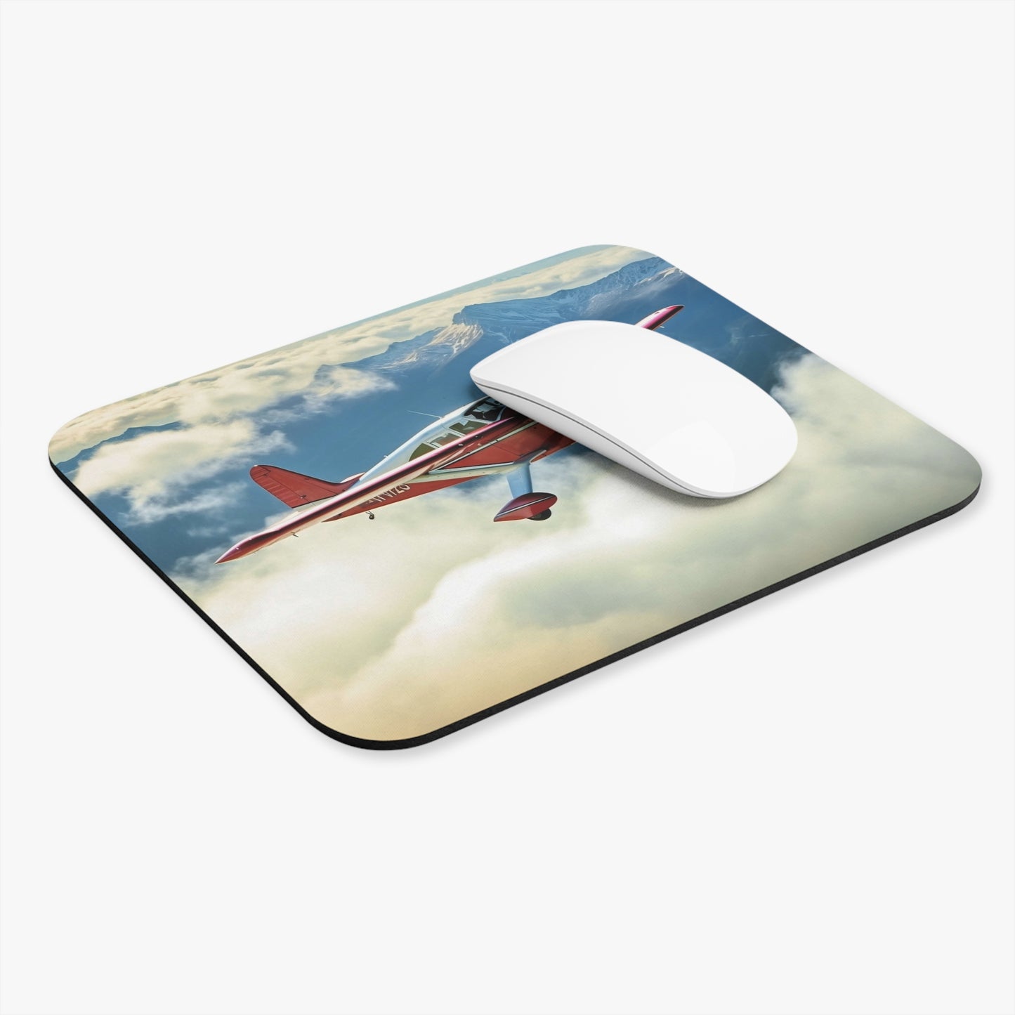 Aviation - Red Aircraft - Mouse Pad (Rectangle)