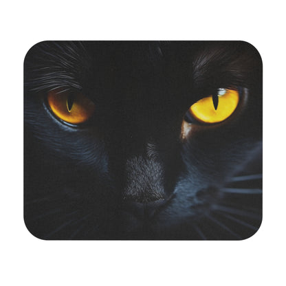 Cats - Black Cat Face - Mouse Pad (Rectangle)